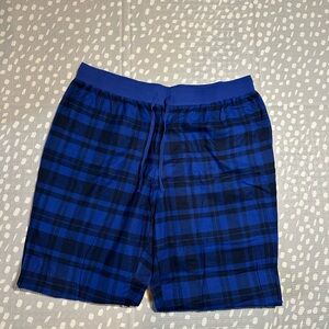 LL Bean Mens Blue Plaid Lounge pajama pants 2x